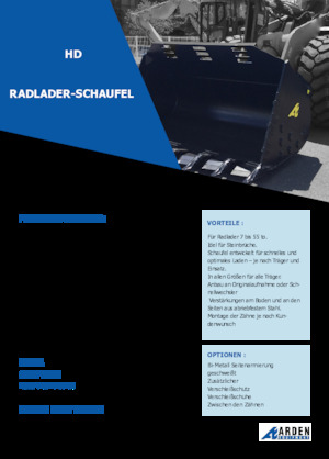 Benne per pale caricatrici Arden L71HD