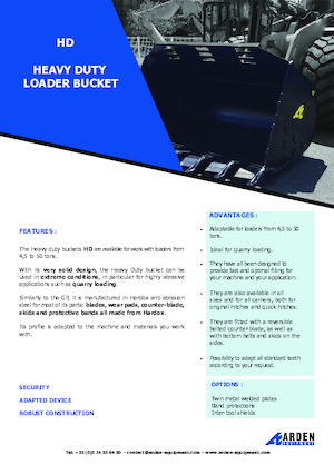 Benne per pale caricatrici Arden L71HD