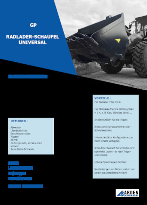 Benne per pale caricatrici Arden L31GP