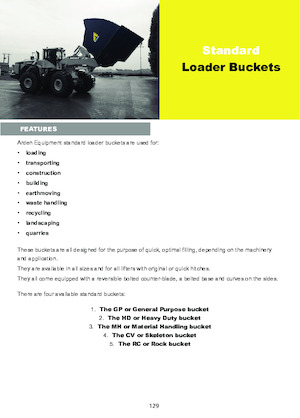 Benne per pale caricatrici Arden L31GP