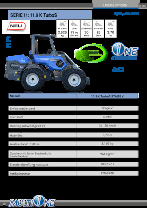 Pale gommate Multione 11.9 K TurboS