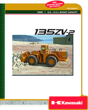 Pale gommate Kawasaki 135Z V-2