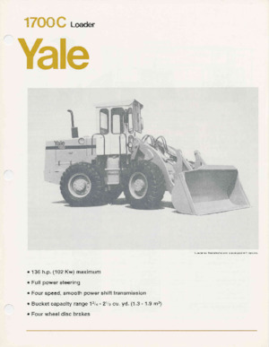 Pale gommate Yale 1700C