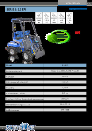 Pale gommate Multione 2.3 EFI