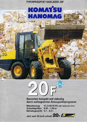 Pale gommate Hanomag 20 F