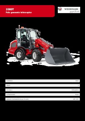 Pale gommate Weidemann 2080 T