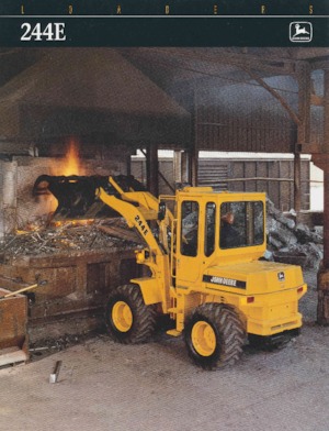 Pale gommate John Deere Construction 244 E