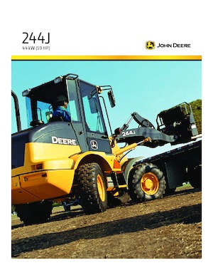 Pale gommate John Deere Construction 244 J