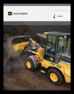 Pale gommate John Deere Construction 304 J