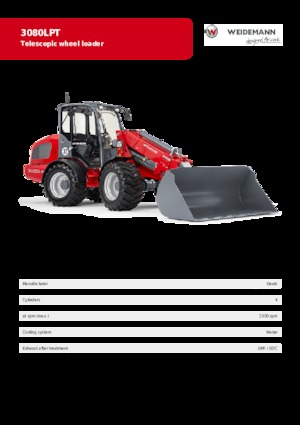 Pale gommate Weidemann 3080 LP T 