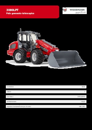 Pale gommate Weidemann 3080 LP T 