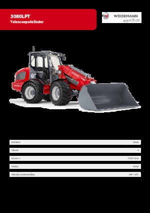 Pale gommate Weidemann 3080 LP T 
