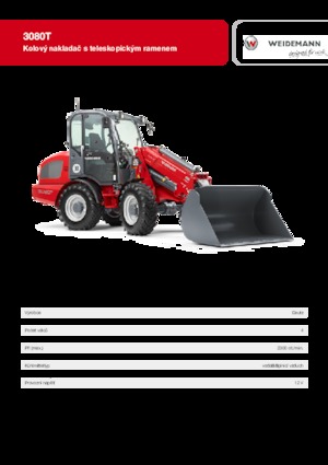 Pale gommate Weidemann 3080 T