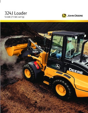 Pale gommate John Deere Construction 324 J
