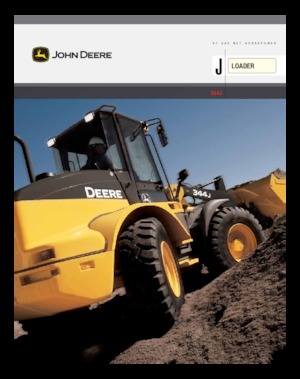 Pale gommate John Deere Construction 344 J