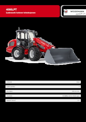 Pale gommate Weidemann 4080 LP T 