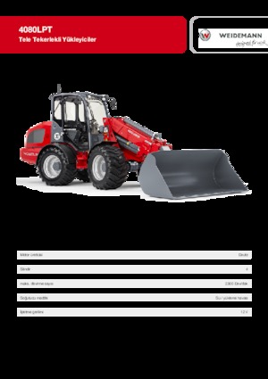 Pale gommate Weidemann 4080 LP T 