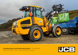 Pale gommate JCB 409