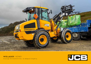 Pale gommate JCB 407
