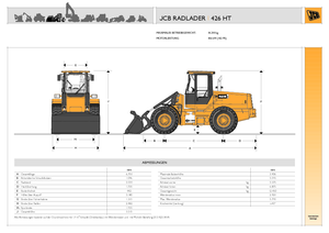 Pale gommate JCB 426 HT