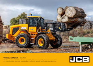 Pale gommate JCB 427 HT