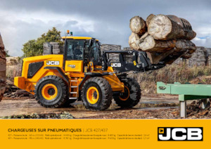 Pale gommate JCB 427 HT