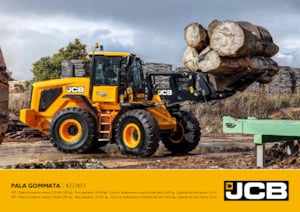 Pale gommate JCB 427 HT