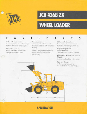 Pale gommate JCB 436 B ZX