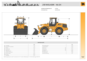 Pale gommate JCB 436 ZX