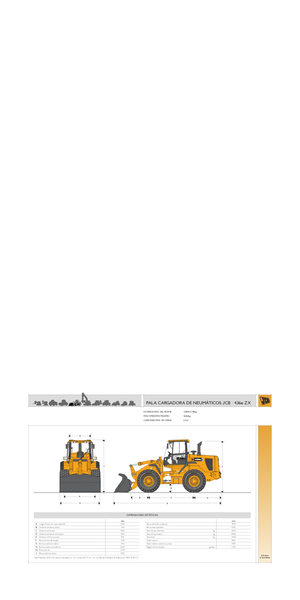 Pale gommate JCB 436e ZX