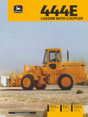 Pale gommate John Deere Construction 444 E