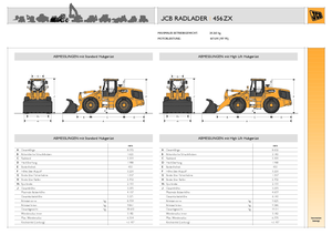 Pale gommate JCB 456 ZX