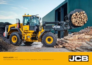 Pale gommate JCB 457 HT
