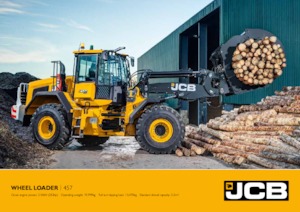 Pale gommate JCB 457 HT