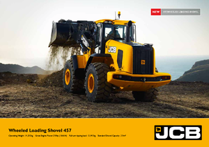 Pale gommate JCB 457 HT