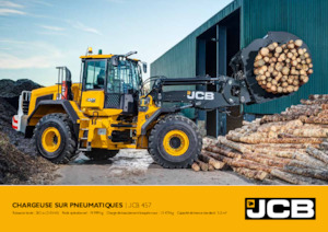 Pale gommate JCB 457 HT