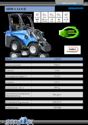 Pale gommate Multione 5.2 K iD