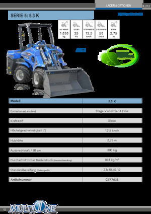 Pale gommate Multione 5.3 K 