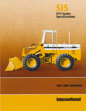 Pale gommate International Harvester 515