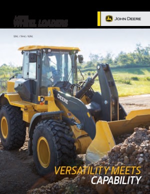 Pale gommate John Deere Construction 624L