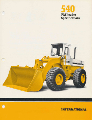 Pale gommate International Harvester 540