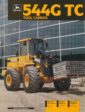 Pale gommate John Deere Construction 544 G-TC