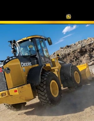 Pale gommate John Deere Construction 624K-II