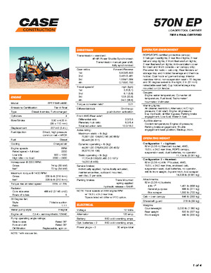 Pale gommate Case 570N EP