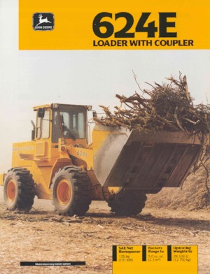 Pale gommate John Deere Construction 624 E