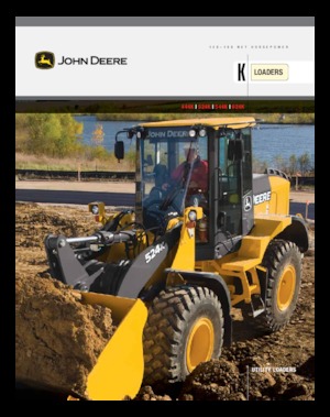 Pale gommate John Deere Construction 544 K