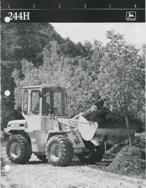 Pale gommate John Deere Construction 244 E