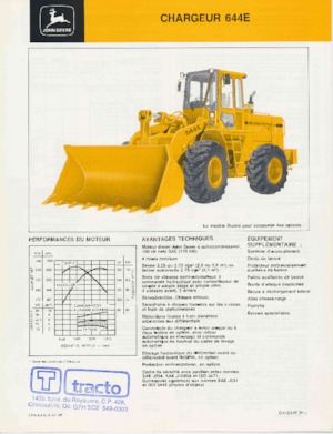 Pale gommate John Deere Construction 644 E
