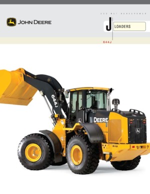 Pale gommate John Deere Construction 644 J