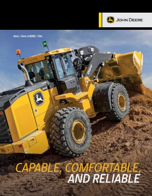 Pale gommate John Deere Construction 644L